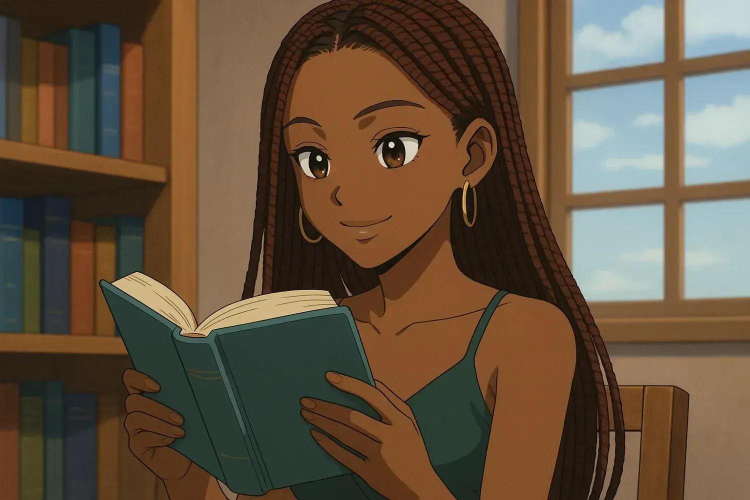 Nigerian freelancer reading recommended books